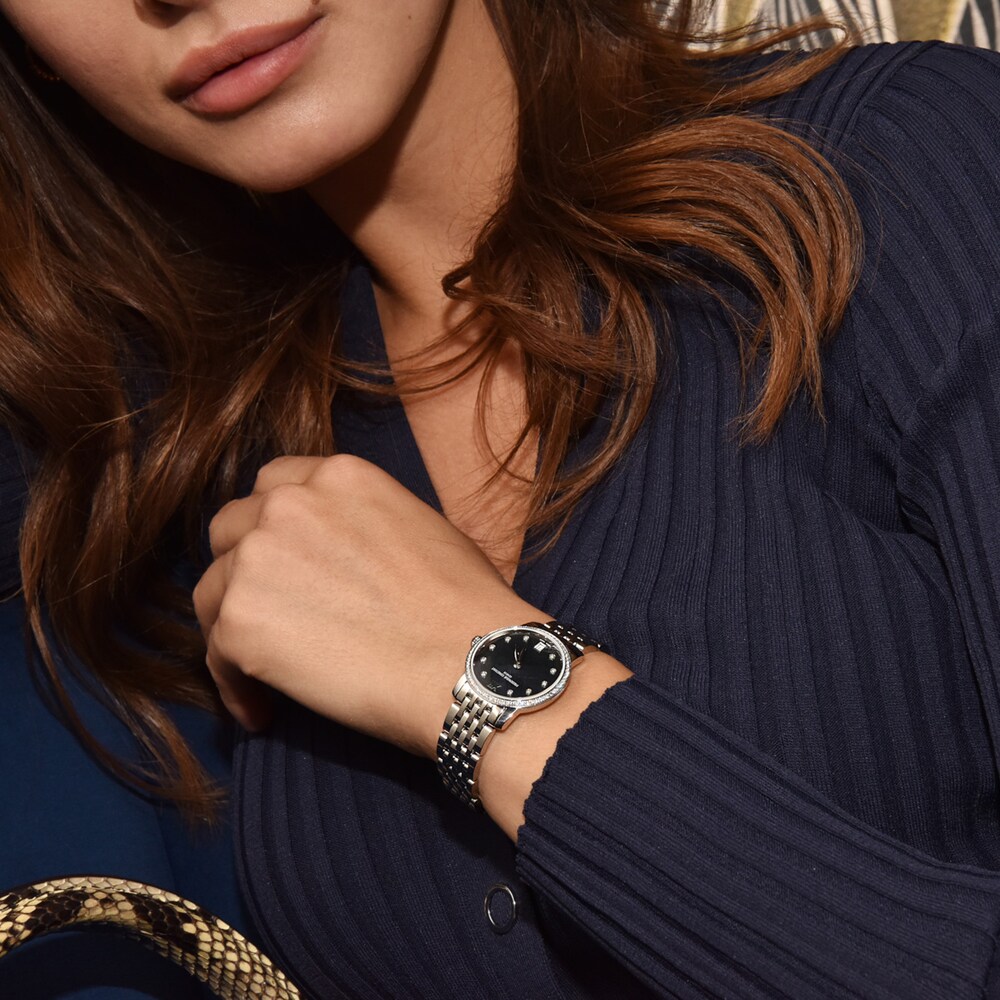 Frederique Constant Slimline Women\'s Quartz Watch FC-220MPBD1SD26B qeufQMYx