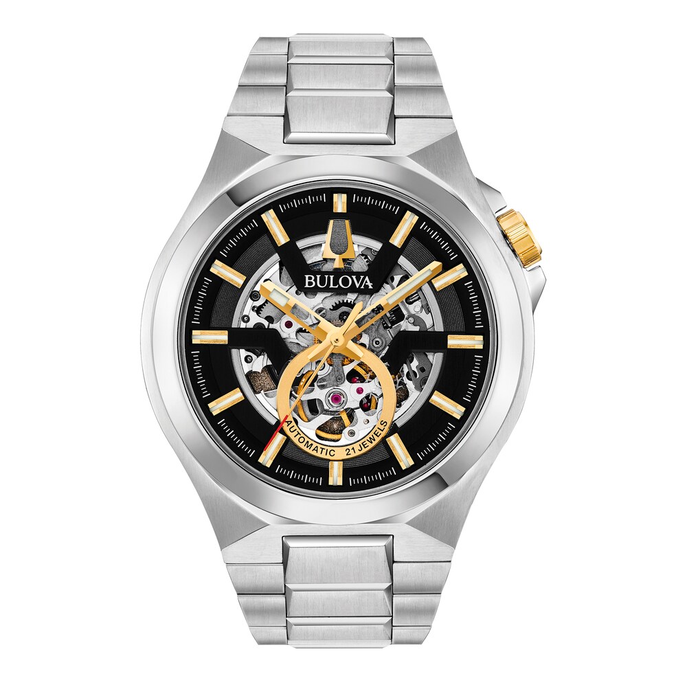 Bulova Maquina Automatic Men's Watch 98A224 rFZ8t8ez Bulova Maquina Automatic Men's Watch 98A224 rFZ8t8ez