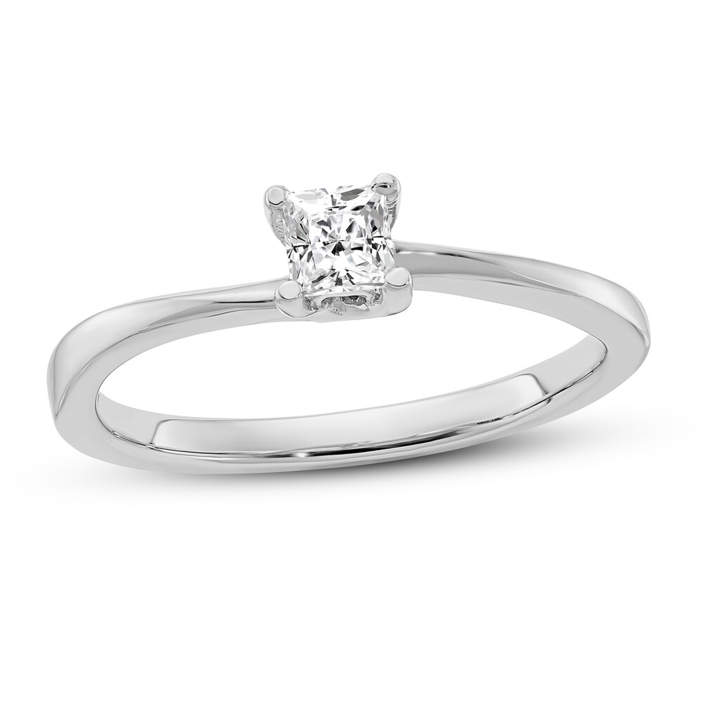 Diamond Solitaire Engagement Ring 1/4 ct tw Princess 14K White Gold (I1/I) rMzENp8w Diamond Solitaire Engagement Ring 1/4 ct tw Princess 14K White Gold (I1/I) rMzENp8w