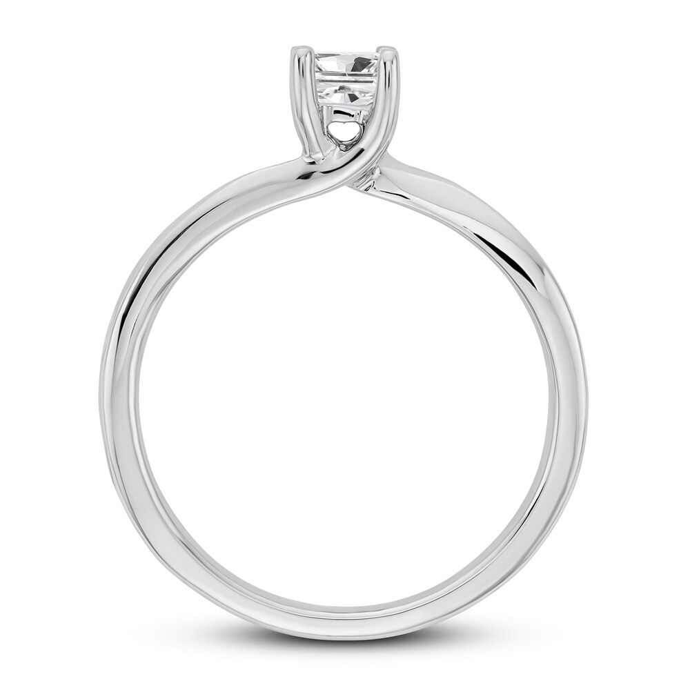 Diamond Solitaire Engagement Ring 1/4 ct tw Princess 14K White Gold (I1/I) rMzENp8w