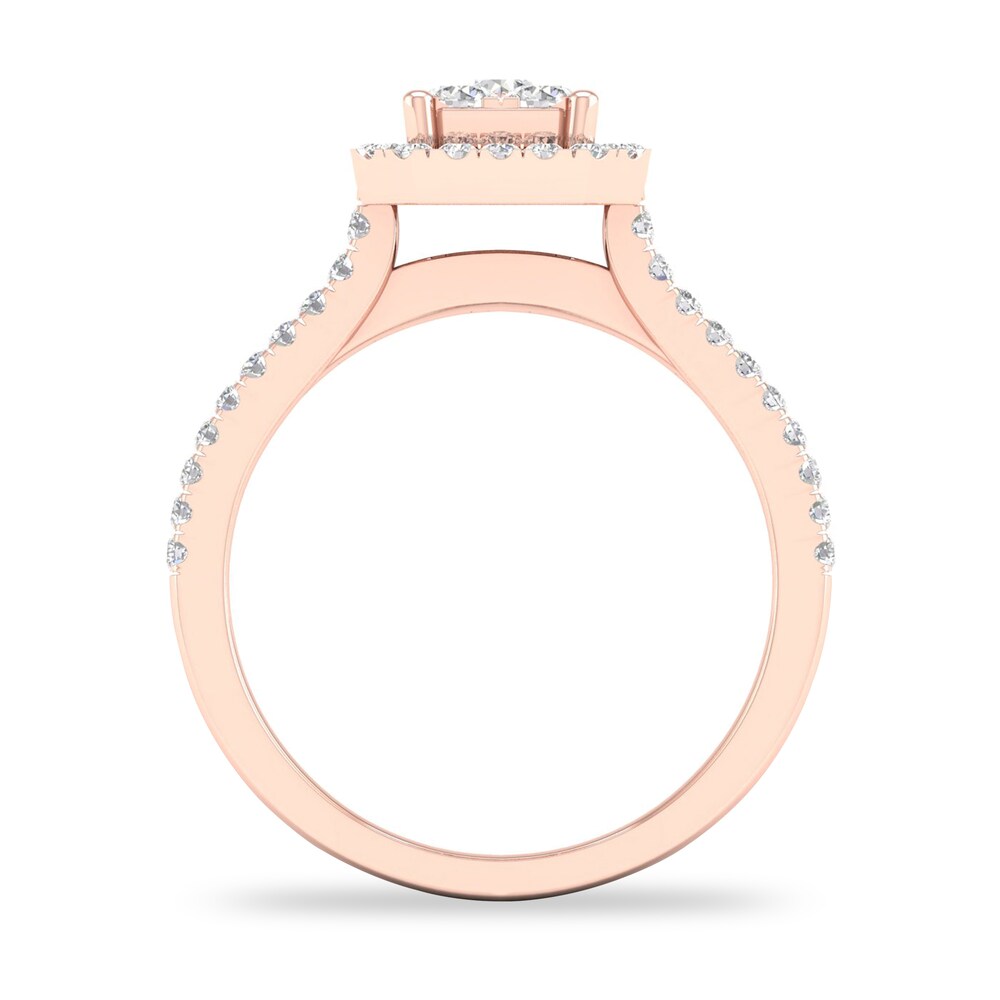 Diamond Ring 3/4 ct tw Round-cut 14K Rose Gold rnRPW3nW