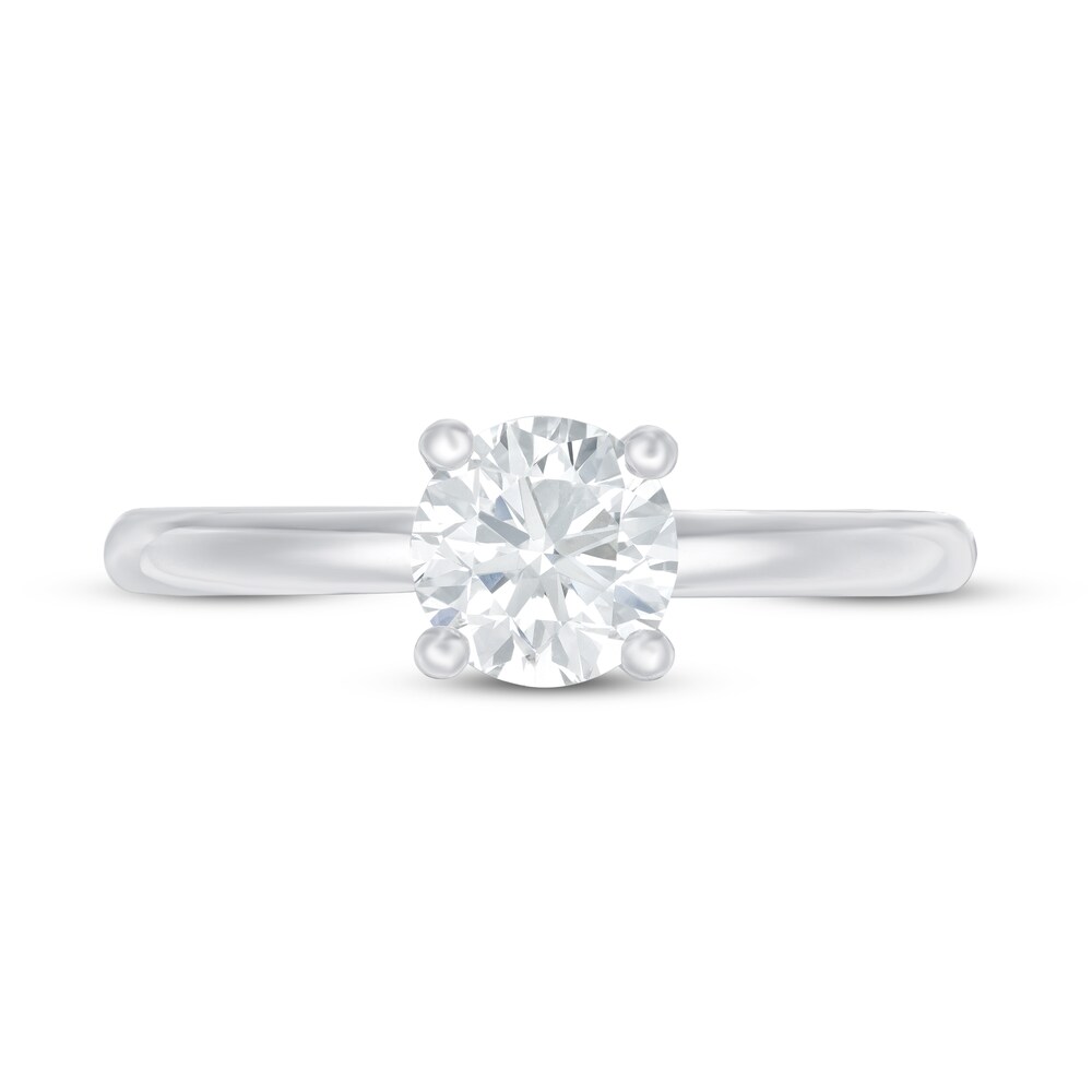 Lab-Created Diamond Ring 1 ct tw Round 14K White Gold (SI2/F) s6XoFe4l Lab-Created Diamond Ring 1 ct tw Round 14K White Gold (SI2/F) s6XoFe4l