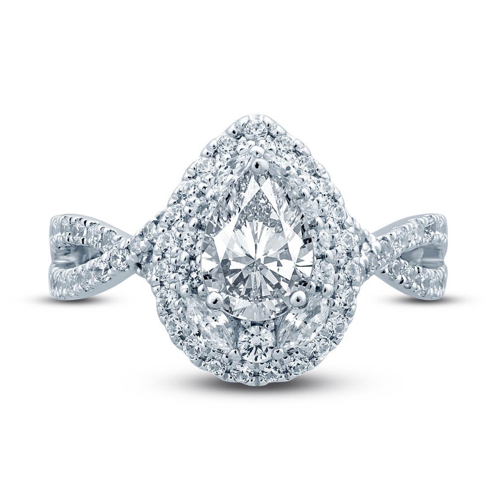 Pnina Tornai I Will Always Love You Diamond Engagement Ring 1-5/8 ct tw Pear-shaped/Marquise/Round 14K White Gold s9Z8VgX9 Pnina Tornai I Will Always Love You Diamond Engagement Ring 1-5/8 ct tw Pear-shaped/Marquise/Round 14K White Gold s9Z8VgX9