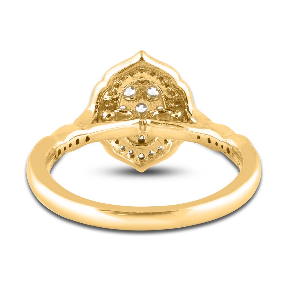 Diamond Engagement Ring 1/2 ct tw Round 14K Yellow Gold sD9La9Xg Diamond Engagement Ring 1/2 ct tw Round 14K Yellow Gold sD9La9Xg