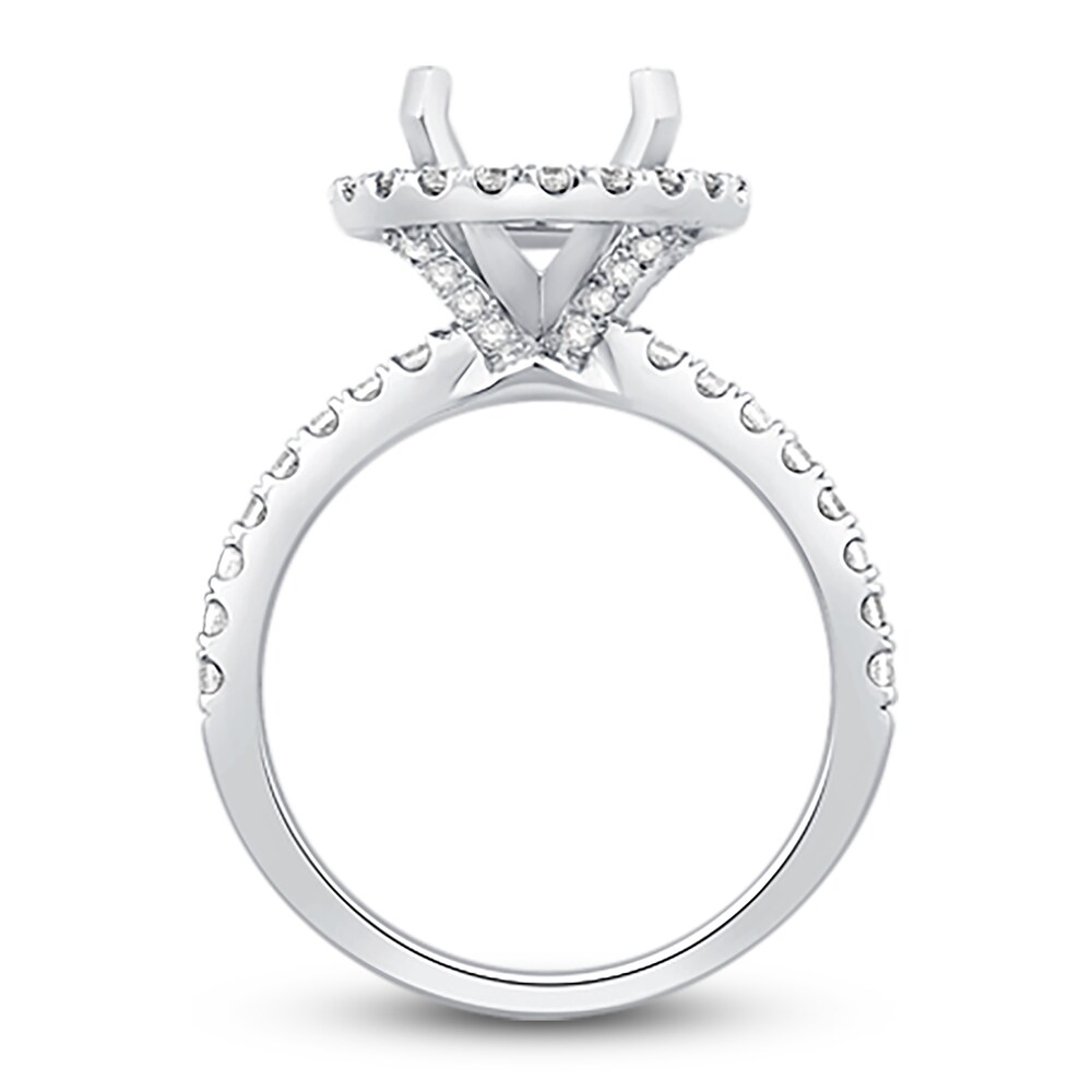 Engagement Ring 5/8 ct tw Round 14K White Gold sLXlrIA9 Engagement Ring 5/8 ct tw Round 14K White Gold sLXlrIA9