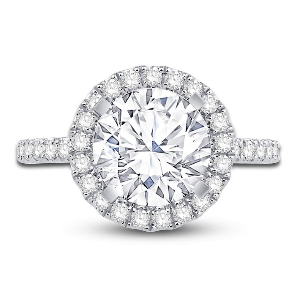 Engagement Ring 5/8 ct tw Round 14K White Gold sLXlrIA9 Engagement Ring 5/8 ct tw Round 14K White Gold sLXlrIA9