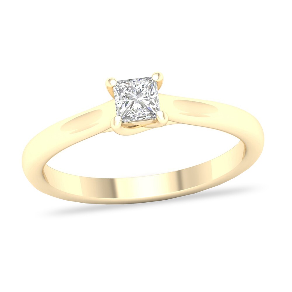 Diamond Solitaire Ring 1/3 ct tw Princess-cut 14K Yellow Gold (SI2/I) tDhxcvu6 Diamond Solitaire Ring 1/3 ct tw Princess-cut 14K Yellow Gold (SI2/I) tDhxcvu6