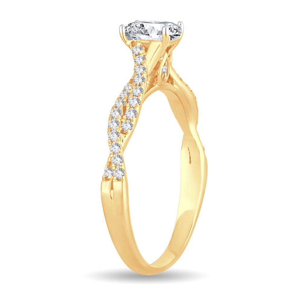 Diamond Ring 3/4 ct tw Round 14K Yellow Gold tbVEU8Wm Diamond Ring 3/4 ct tw Round 14K Yellow Gold tbVEU8Wm