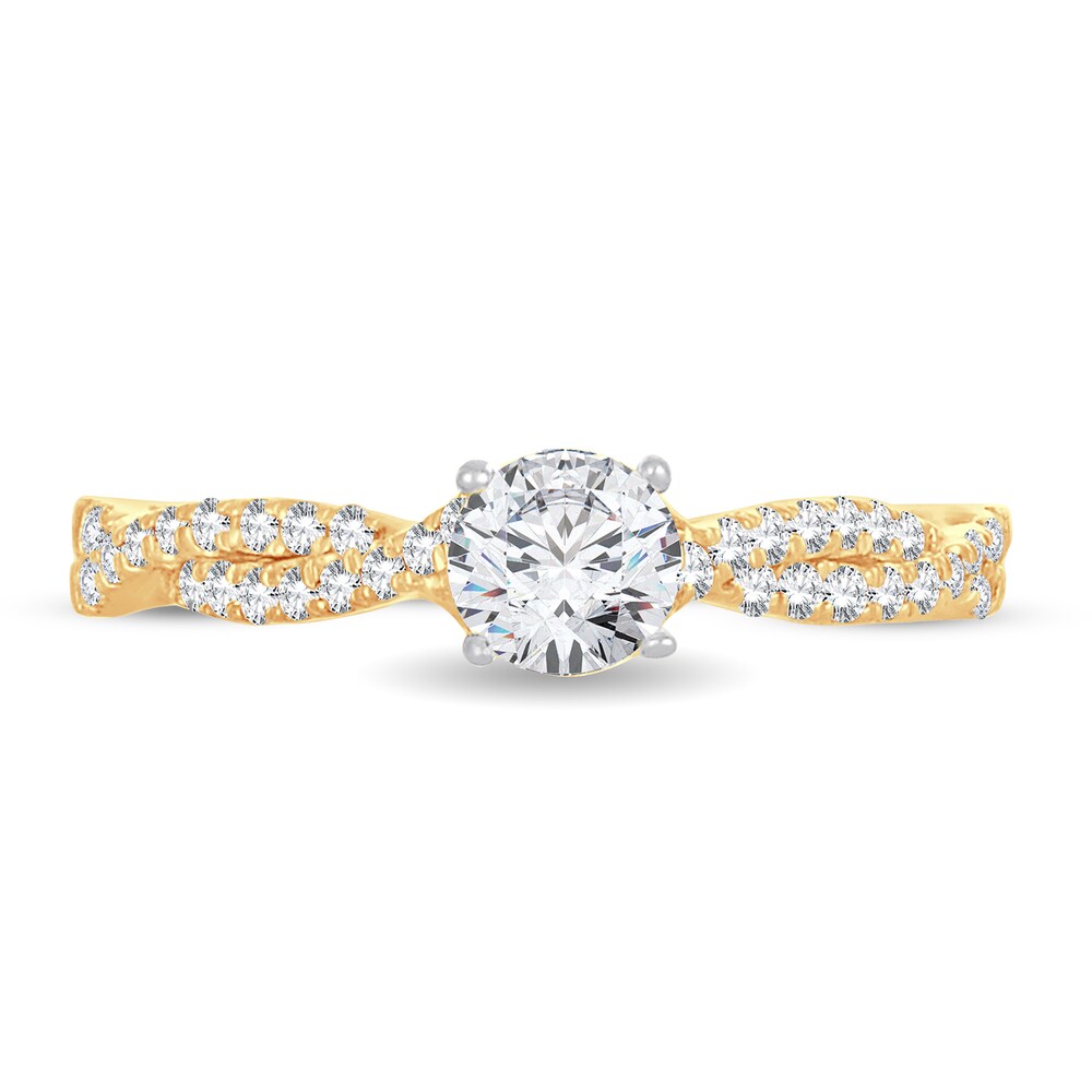 Diamond Ring 3/4 ct tw Round 14K Yellow Gold tbVEU8Wm Diamond Ring 3/4 ct tw Round 14K Yellow Gold tbVEU8Wm