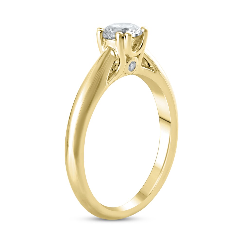 Diamond Engagement Ring 5/8 ct tw Round 14K Yellow Gold (I2/I) tqIJur4Q Diamond Engagement Ring 5/8 ct tw Round 14K Yellow Gold (I2/I) tqIJur4Q