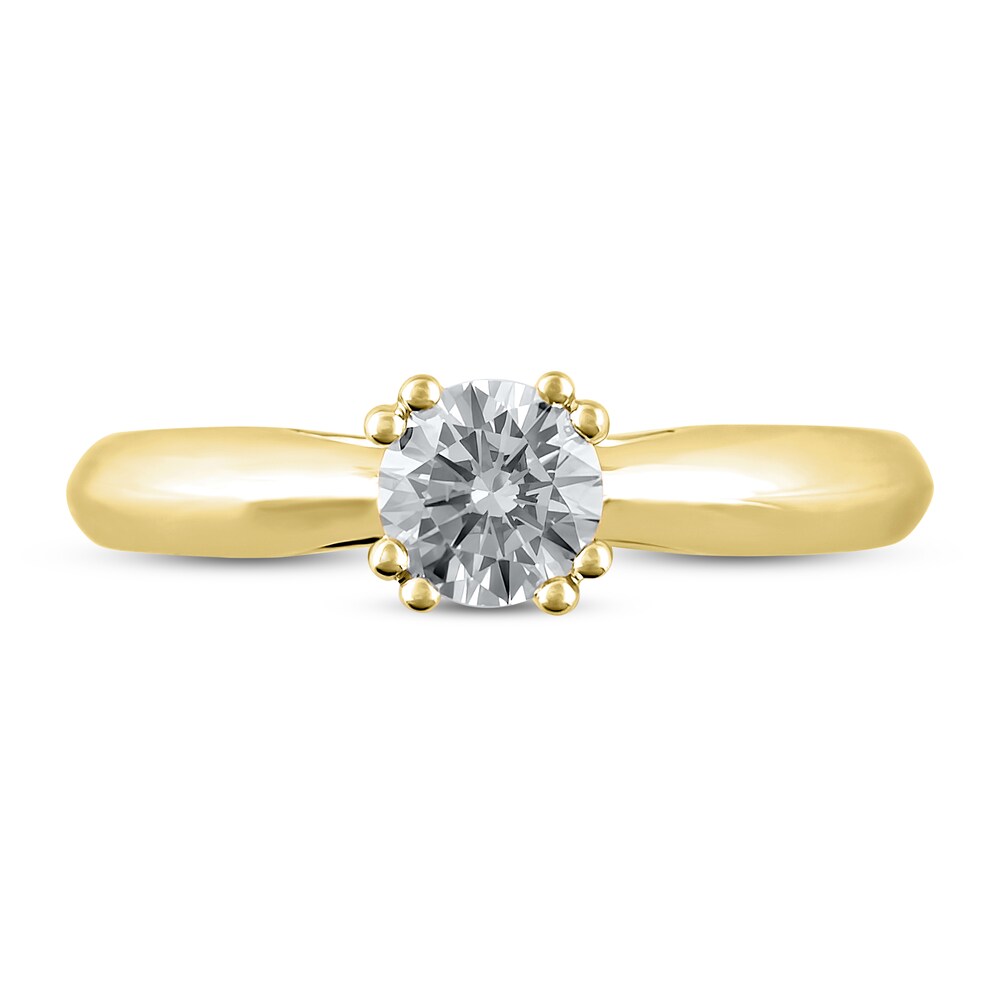 Diamond Engagement Ring 5/8 ct tw Round 14K Yellow Gold (I2/I) tqIJur4Q Diamond Engagement Ring 5/8 ct tw Round 14K Yellow Gold (I2/I) tqIJur4Q