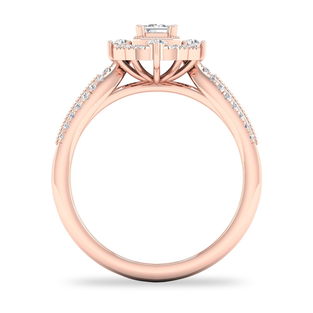 Diamond Ring 5/8 ct tw Round-cut 14K Rose Gold u38cOsn5 Diamond Ring 5/8 ct tw Round-cut 14K Rose Gold u38cOsn5