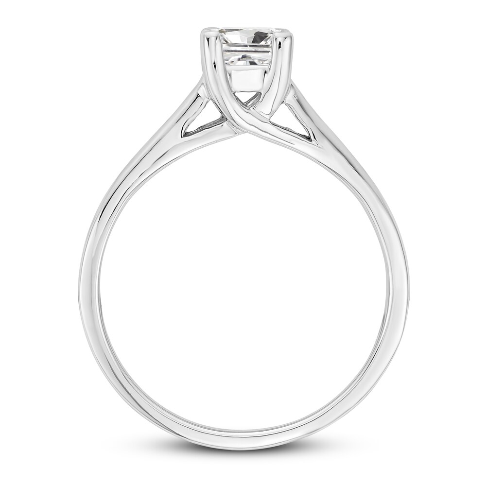 Diamond Solitaire Engagement Ring 1/2 ct tw Princess 14K White Gold (I1/I) u3XZtNOr Diamond Solitaire Engagement Ring 1/2 ct tw Princess 14K White Gold (I1/I) u3XZtNOr