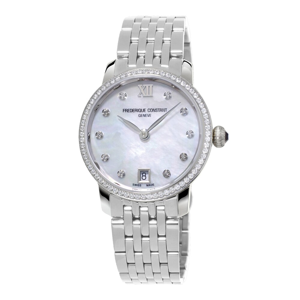 Frederique Constant Slimline Women's Quartz Watch FC-220MPWD1SD26B uKp5o8k1 Frederique Constant Slimline Women's Quartz Watch FC-220MPWD1SD26B uKp5o8k1