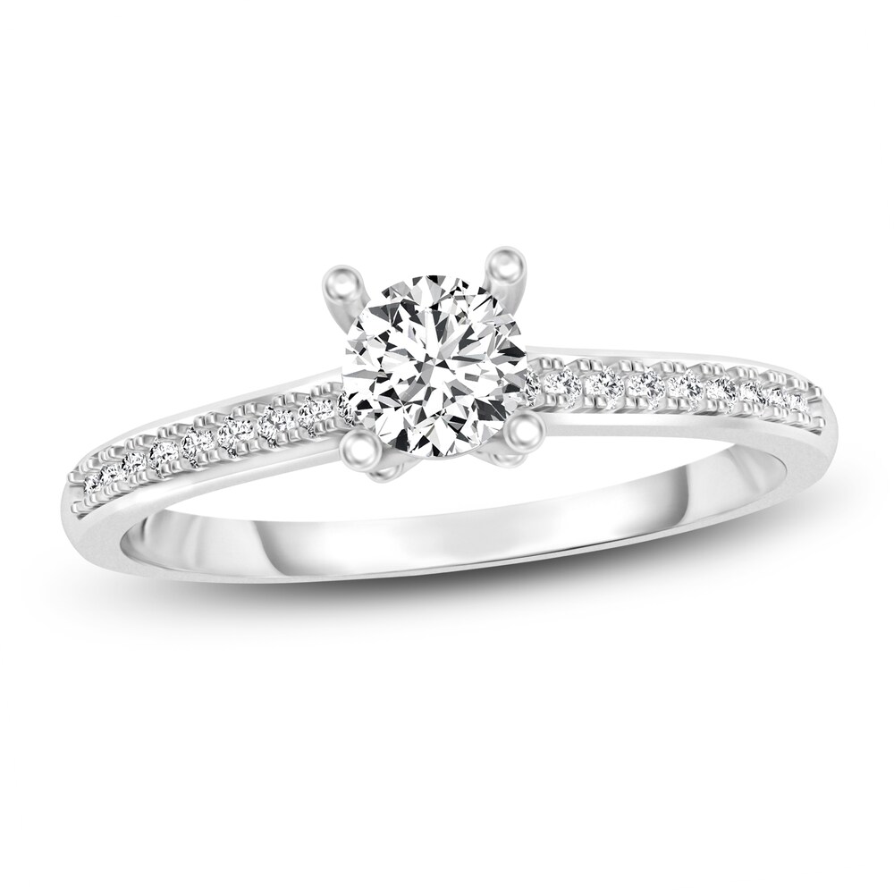 Diamond Engagement Ring 3/8 ct tw Round 14K White Gold uQhnPUxw Diamond Engagement Ring 3/8 ct tw Round 14K White Gold uQhnPUxw
