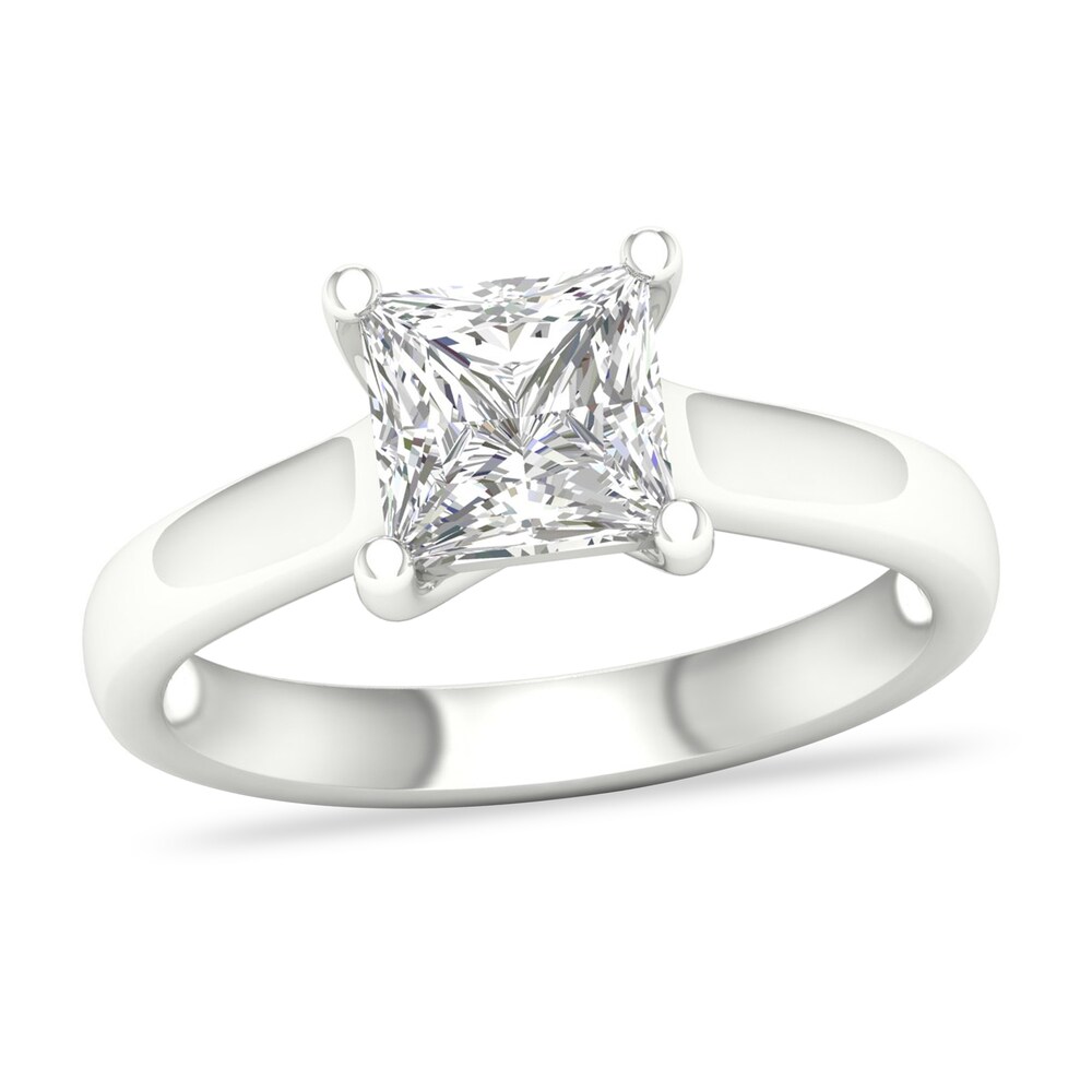 Diamond Solitaire Ring 2 ct tw Princess-cut 14K White Gold (I2/I) uwMWZB6W Diamond Solitaire Ring 2 ct tw Princess-cut 14K White Gold (I2/I) uwMWZB6W