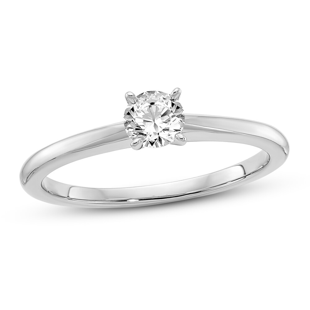 Diamond Solitaire Engagement Ring 1/3 ct tw Round 14K White Gold (I1/I) uxNzqRh4 Diamond Solitaire Engagement Ring 1/3 ct tw Round 14K White Gold (I1/I) uxNzqRh4