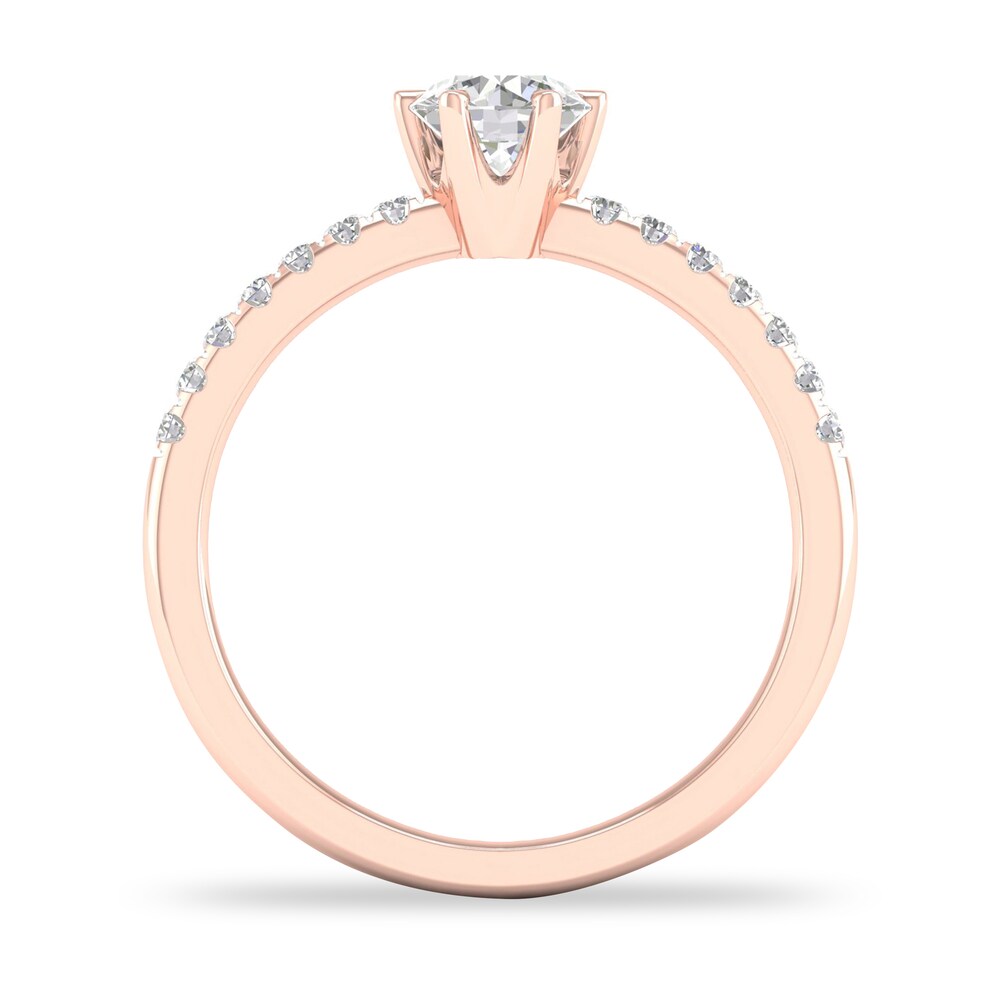 Diamond Ring 1/2 ct tw Round-cut 14K Rose Gold v5lUtxD7 Diamond Ring 1/2 ct tw Round-cut 14K Rose Gold v5lUtxD7