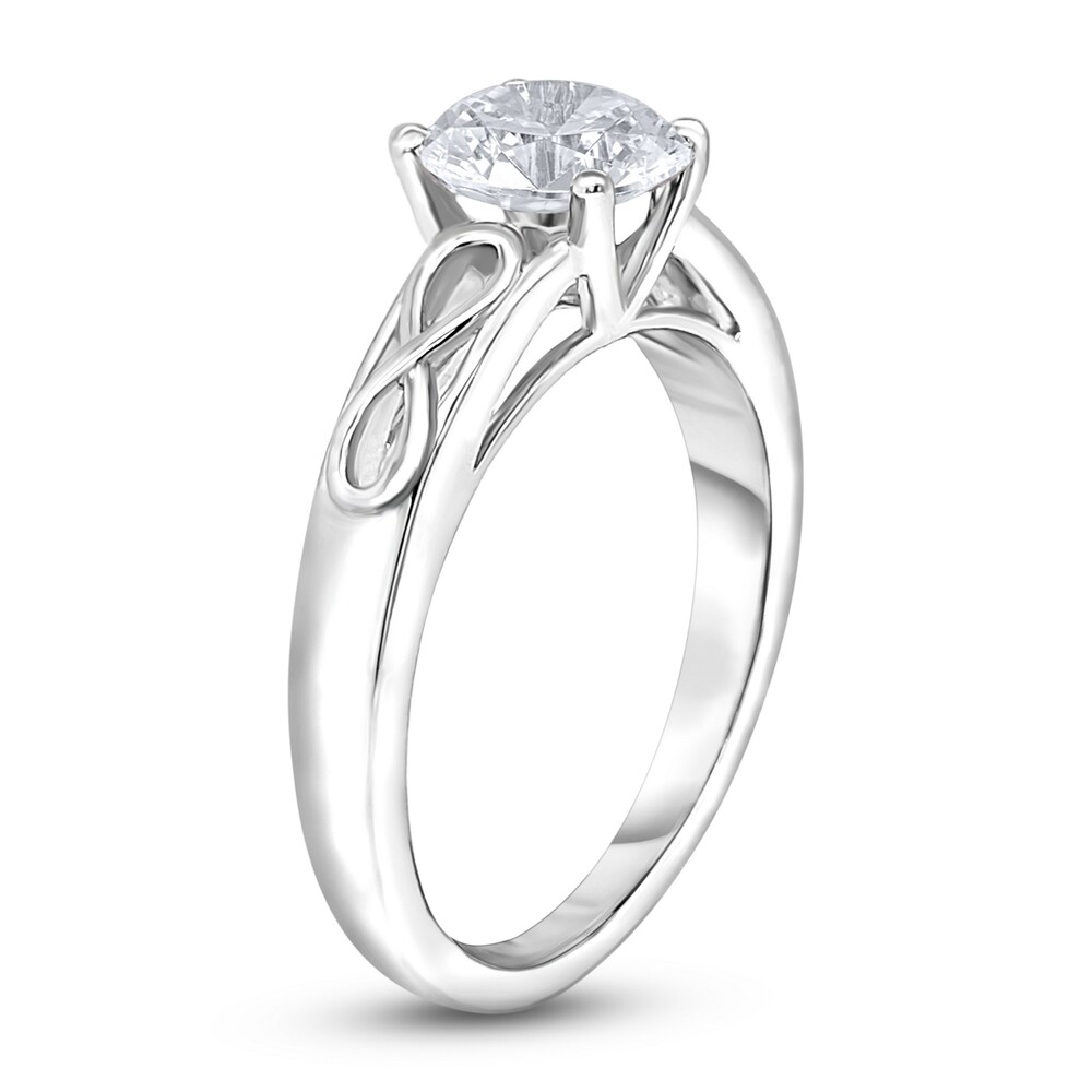 Diamond Solitaire Infinity Engagement Ring 1/2 ct tw Round 14K White Gold (I2/I) v6fKe8OL Diamond Solitaire Infinity Engagement Ring 1/2 ct tw Round 14K White Gold (I2/I) v6fKe8OL
