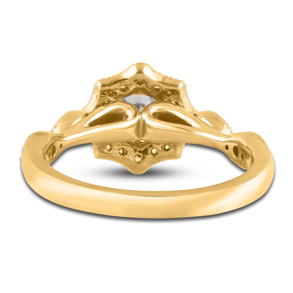 Diamond Engagement Ring 7/8 ct tw Round 14K Yellow Gold vRqbRdTu Diamond Engagement Ring 7/8 ct tw Round 14K Yellow Gold vRqbRdTu