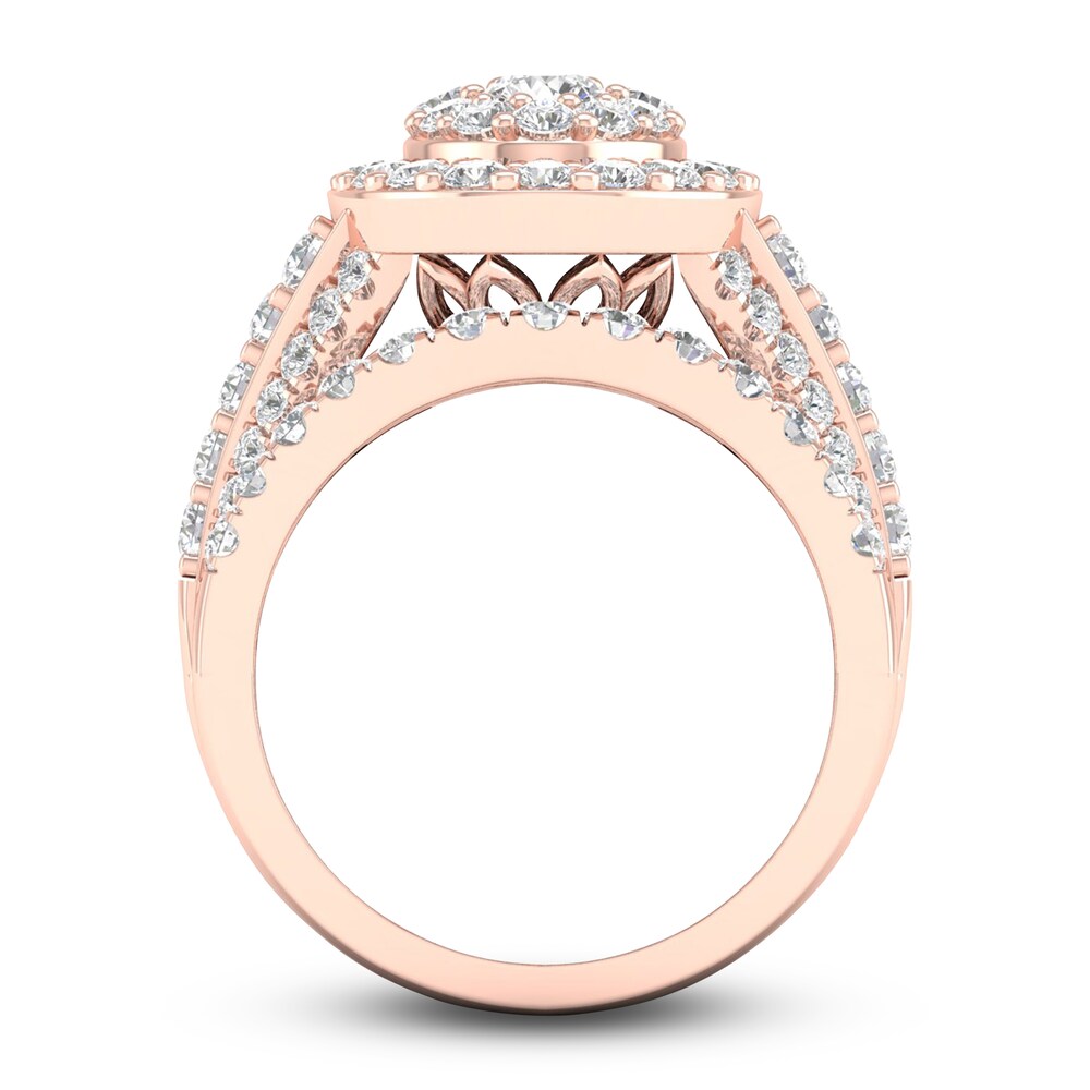 Diamond Bridal Set 2-1/2 ct tw Round 14K Rose Gold vu4wfiUl Diamond Bridal Set 2-1/2 ct tw Round 14K Rose Gold vu4wfiUl