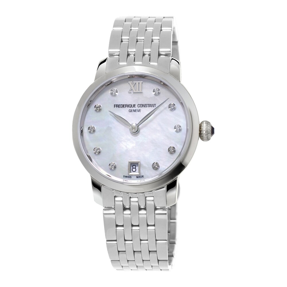 Frederique Constant Slimline Women's Quartz Watch FC-220MPWD1S26B vyxJcqaC