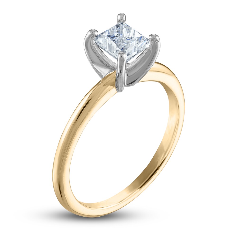 Diamond Solitaire Ring 1 ct tw Princess 14K Yellow Gold (I2/I) wLbMmcQ0 Diamond Solitaire Ring 1 ct tw Princess 14K Yellow Gold (I2/I) wLbMmcQ0