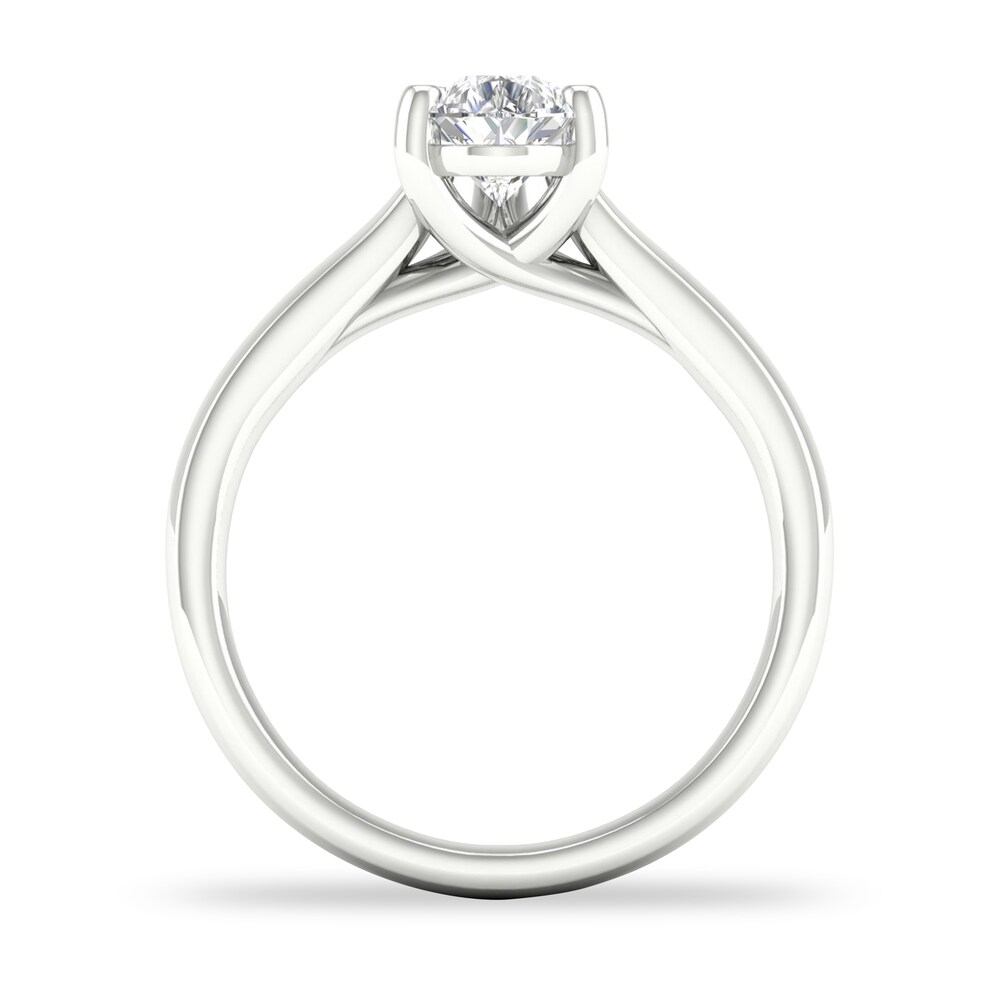 Diamond Solitaire Ring 1 ct tw Pear-shaped 14K White Gold (SI2/I) wYXCcB46 Diamond Solitaire Ring 1 ct tw Pear-shaped 14K White Gold (SI2/I) wYXCcB46