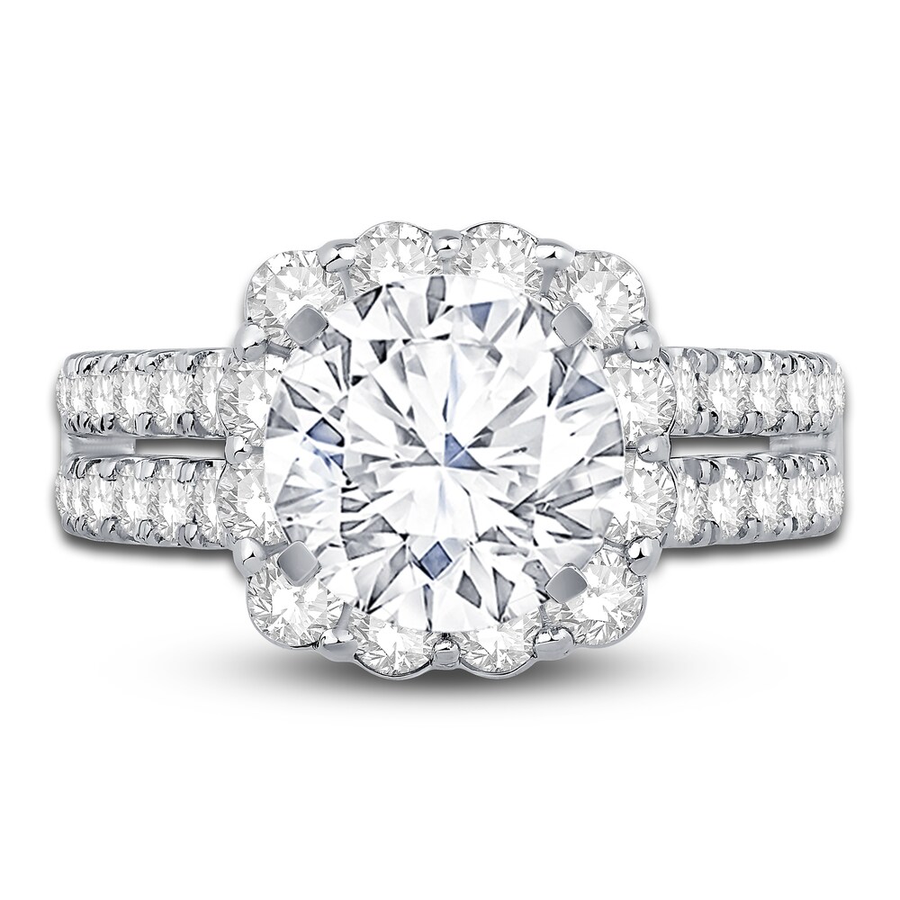 Engagement Ring 1-1/2 ct tw Round 14K White Gold wtZa0Ifz