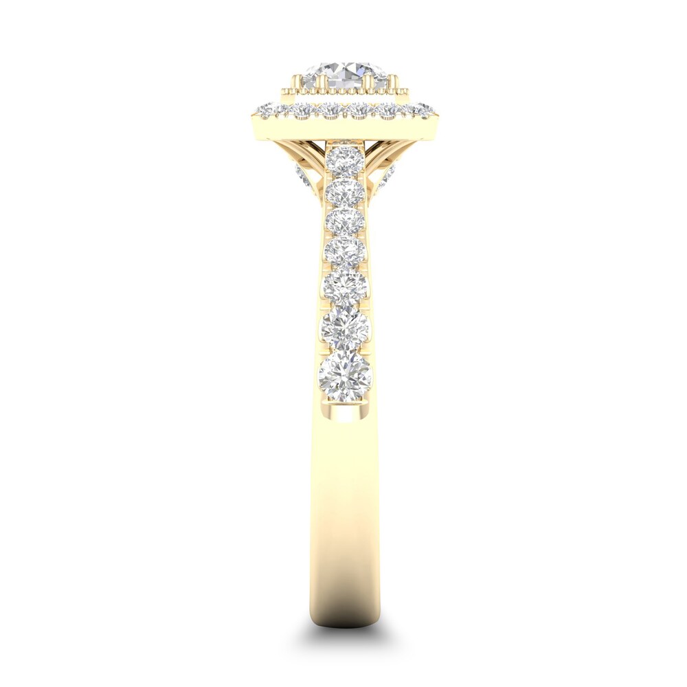 Diamond Ring 3/4 ct tw Round-cut 14K Yellow Gold wufKbCvR Diamond Ring 3/4 ct tw Round-cut 14K Yellow Gold wufKbCvR
