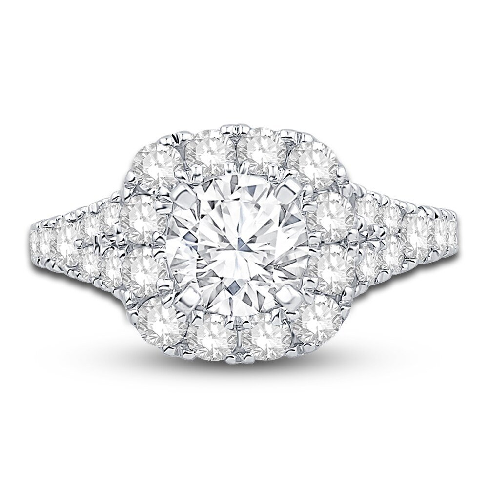 Engagement Ring 1-1/5 ct tw Round Platinum x0Q59CFg Engagement Ring 1-1/5 ct tw Round Platinum x0Q59CFg