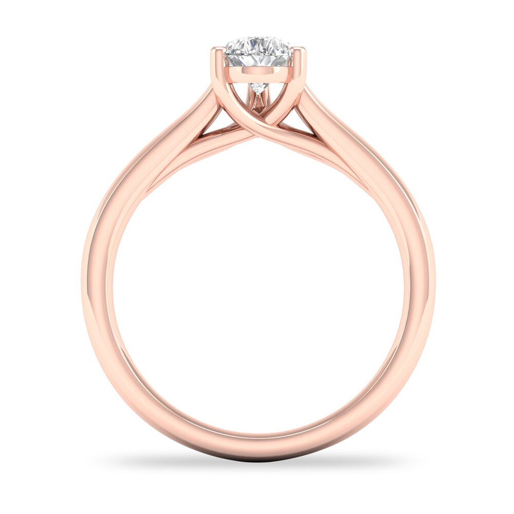 Diamond Solitaire Ring 3/4 ct tw Pear-shaped 14K Rose Gold (SI2/I) x2l2d3dr Diamond Solitaire Ring 3/4 ct tw Pear-shaped 14K Rose Gold (SI2/I) x2l2d3dr