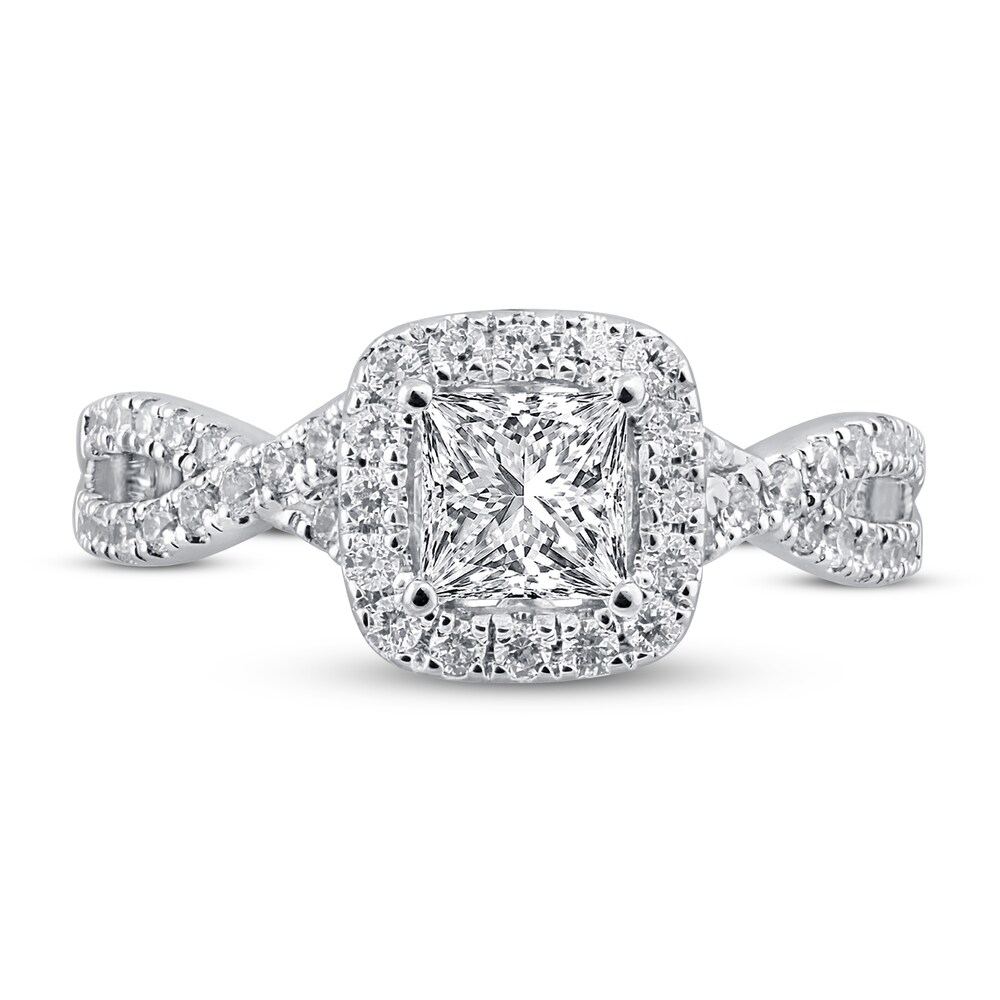 Pnina Tornai Dance Me to the End of Time Diamond Engagement Ring 1 1/4 ct tw Princess/Round 14K White Gold xkkeYMMn Pnina Tornai Dance Me to the End of Time Diamond Engagement Ring 1 1/4 ct tw Princess/Round 14K White Gold xkkeYMMn