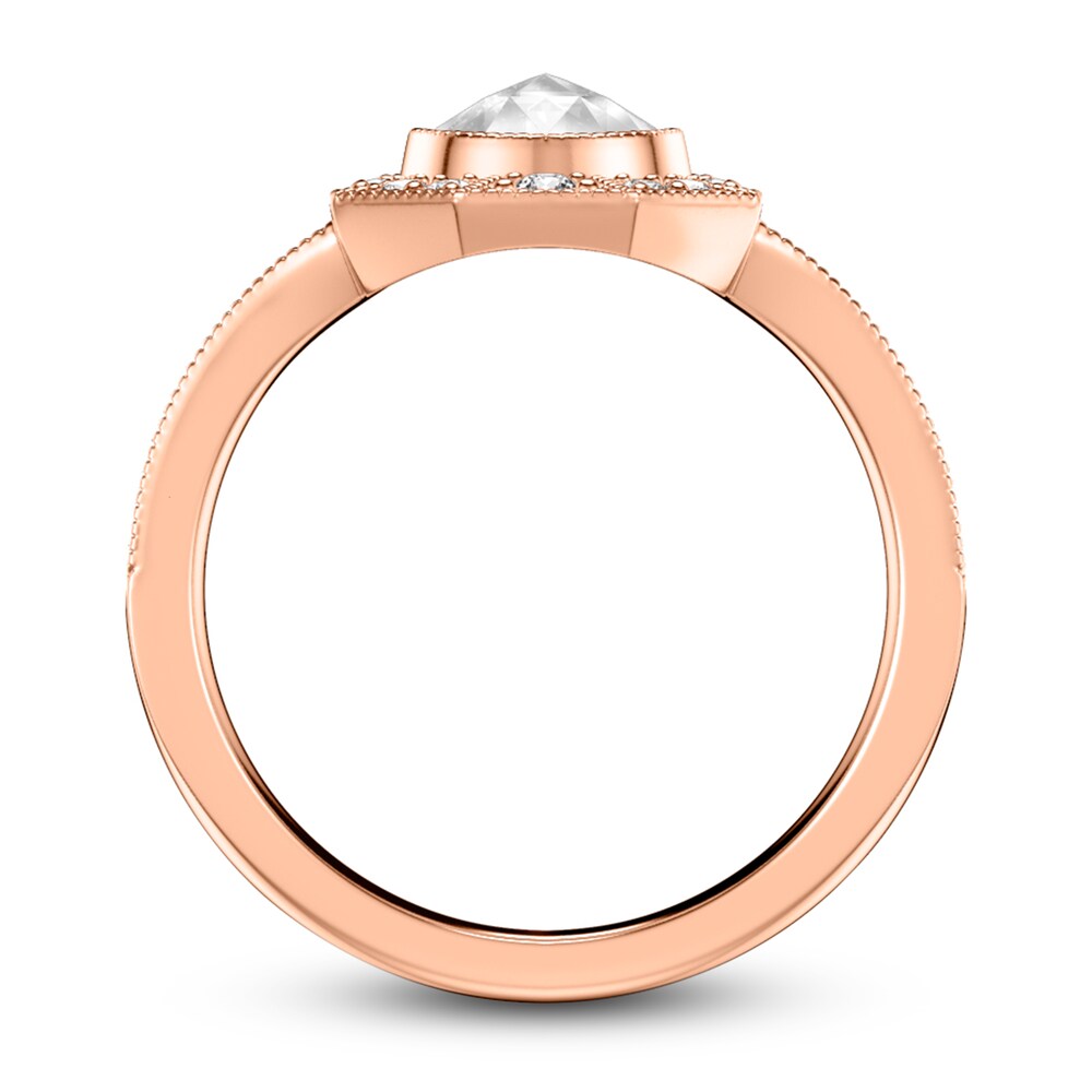 ArtCarved Rose-Cut Diamond Engagement Ring 3/4 ct tw 14K Rose Gold xlwTl03w ArtCarved Rose-Cut Diamond Engagement Ring 3/4 ct tw 14K Rose Gold xlwTl03w