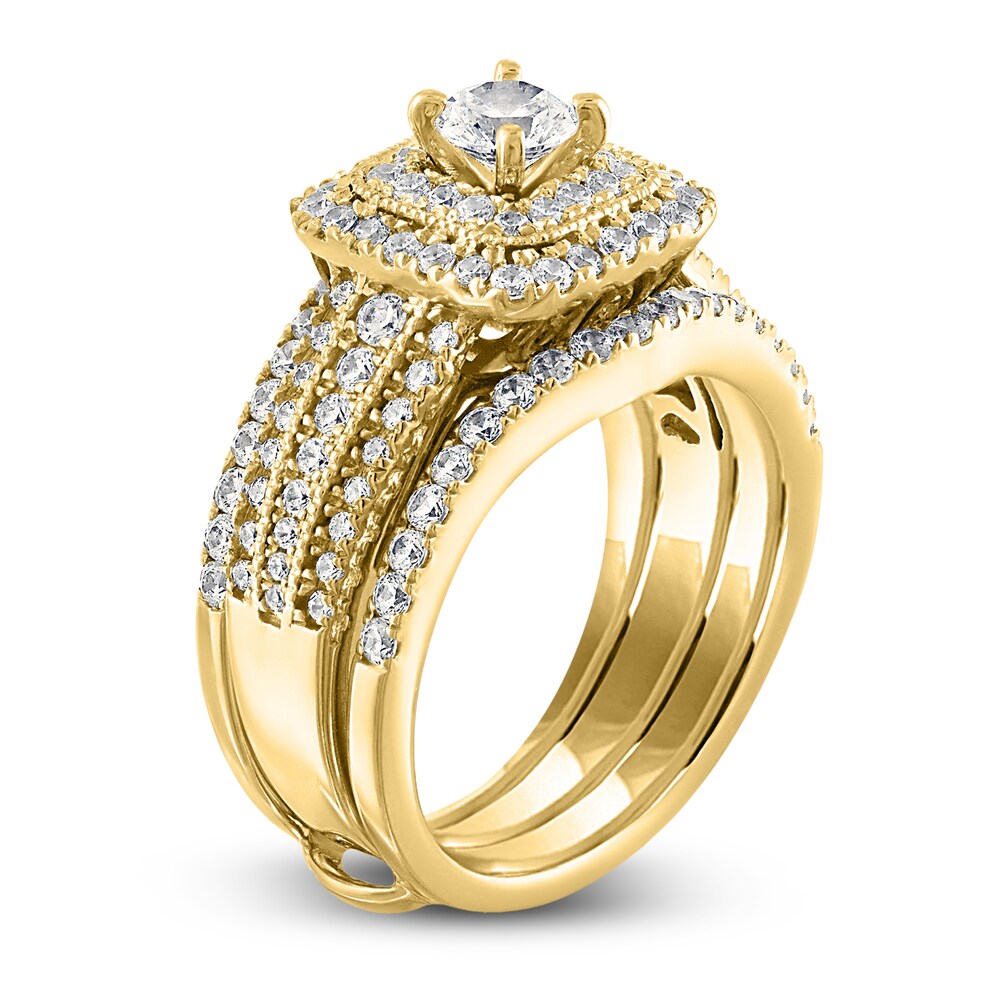 Diamond Bridal Set 1-3/4 ct tw Round 14K Yellow Gold xqK9erqF Diamond Bridal Set 1-3/4 ct tw Round 14K Yellow Gold xqK9erqF
