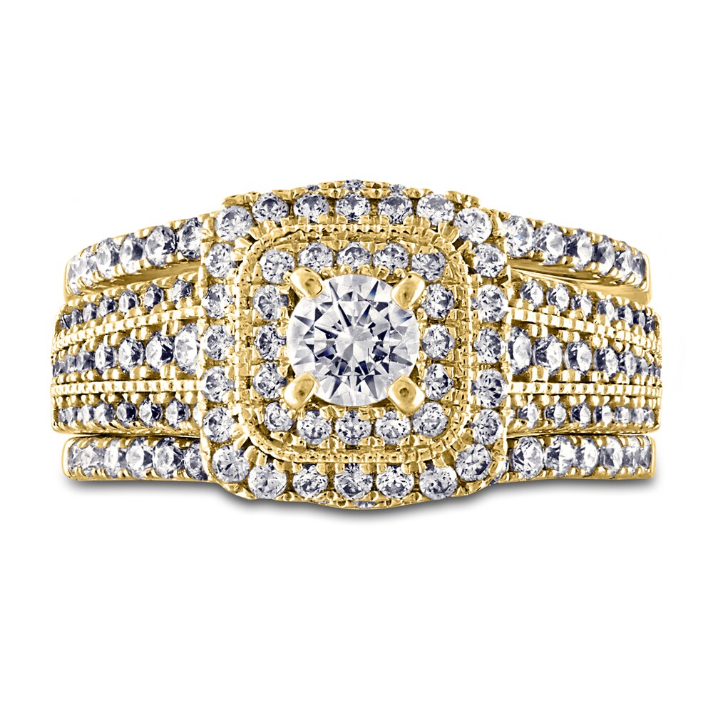 Diamond Bridal Set 1-3/4 ct tw Round 14K Yellow Gold xqK9erqF Diamond Bridal Set 1-3/4 ct tw Round 14K Yellow Gold xqK9erqF