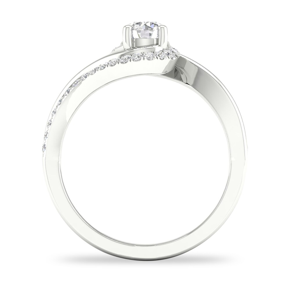 Diamond Ring 1/2 ct tw Round-cut 14K White Gold yBQzpOyV
