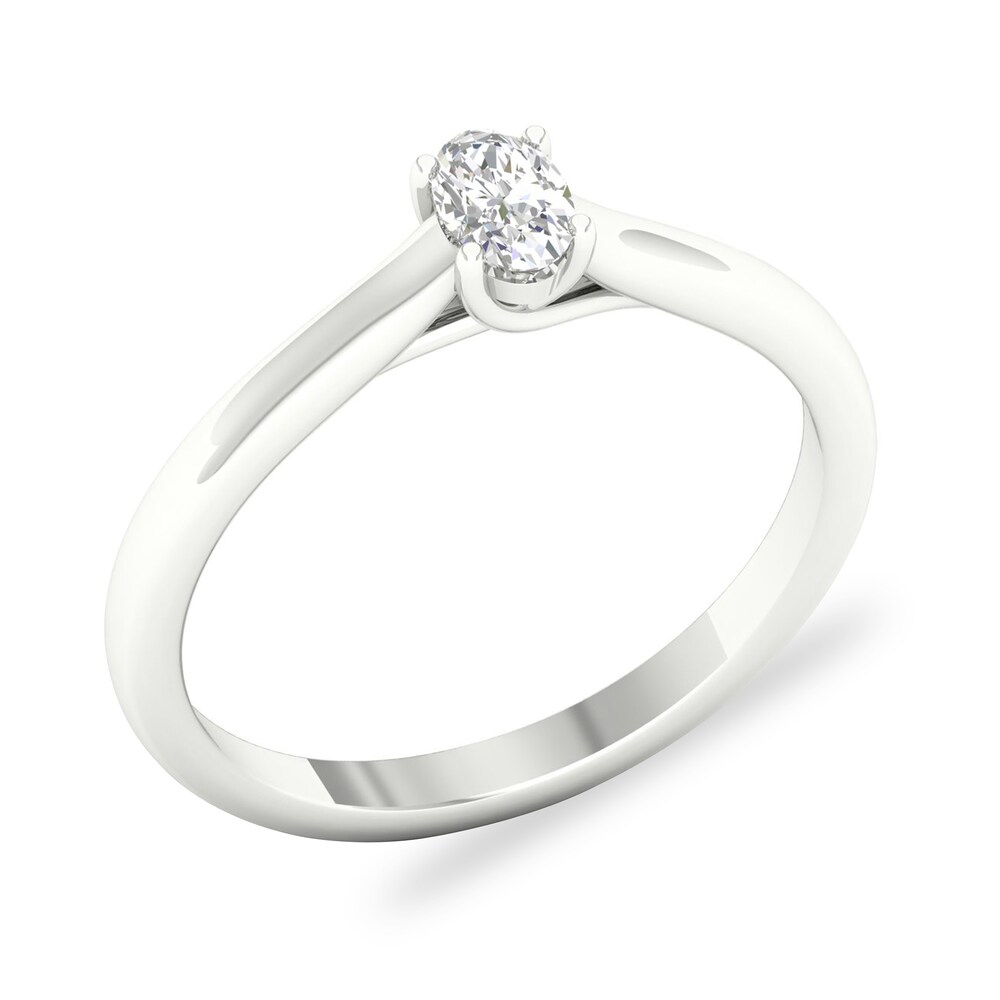 Diamond Solitaire Ring 1/4 ct tw Oval-cut Platinum (SI2/I) z405eyqF Diamond Solitaire Ring 1/4 ct tw Oval-cut Platinum (SI2/I) z405eyqF