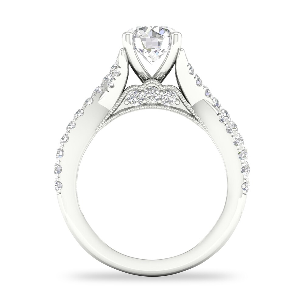 Diamond Ring 1-1/2 ct tw Round-cut 14K White Gold z6gCocej Diamond Ring 1-1/2 ct tw Round-cut 14K White Gold z6gCocej