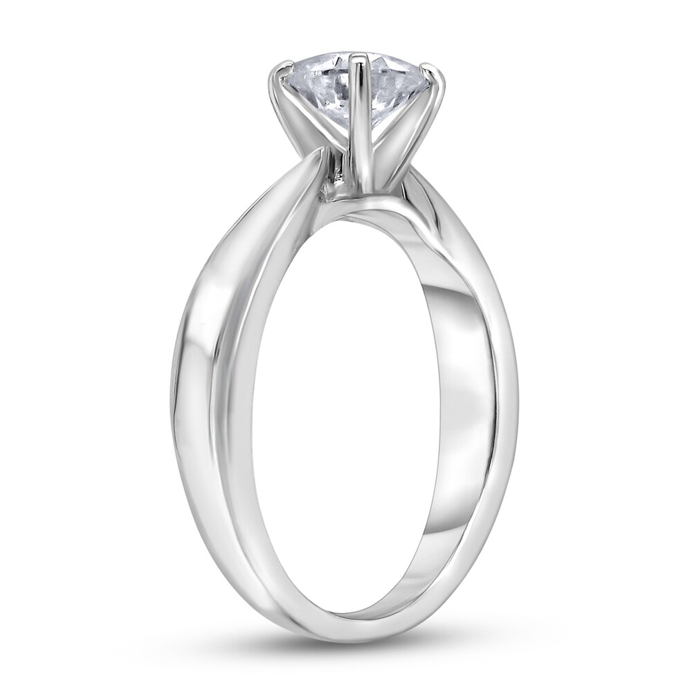 Diamond Solitaire Concave Engagement Ring 3/4 ct tw Round 14K White Gold (I2/I) zU3h6CEc Diamond Solitaire Concave Engagement Ring 3/4 ct tw Round 14K White Gold (I2/I) zU3h6CEc