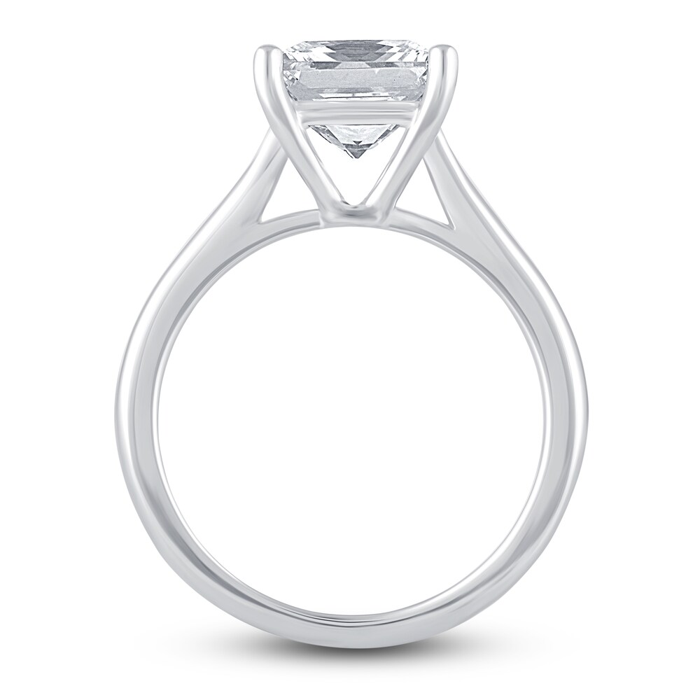 Lab-Created Diamond Solitaire Ring 3 ct tw Princess 14K White Gold (F/VS2) zWGG3CxL Lab-Created Diamond Solitaire Ring 3 ct tw Princess 14K White Gold (F/VS2) zWGG3CxL