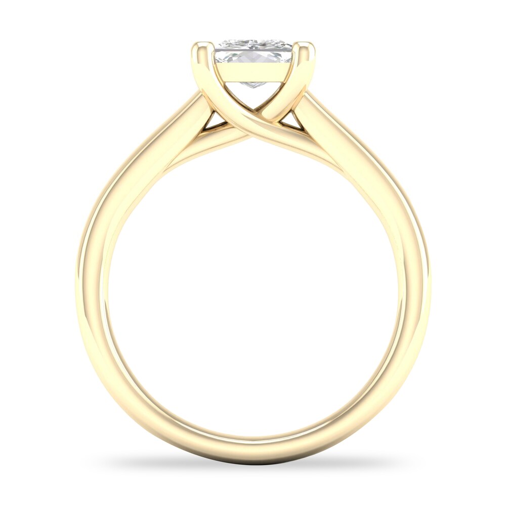Diamond Solitaire Ring 1-1/4 ct tw Princess-cut 14K Yellow Gold (I2/I) zb6yhjCp