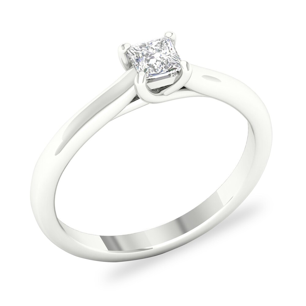 Diamond Solitaire Ring 1/3 ct tw Princess-cut 14K White Gold (SI2/I) ziWnGWk6 Diamond Solitaire Ring 1/3 ct tw Princess-cut 14K White Gold (SI2/I) ziWnGWk6