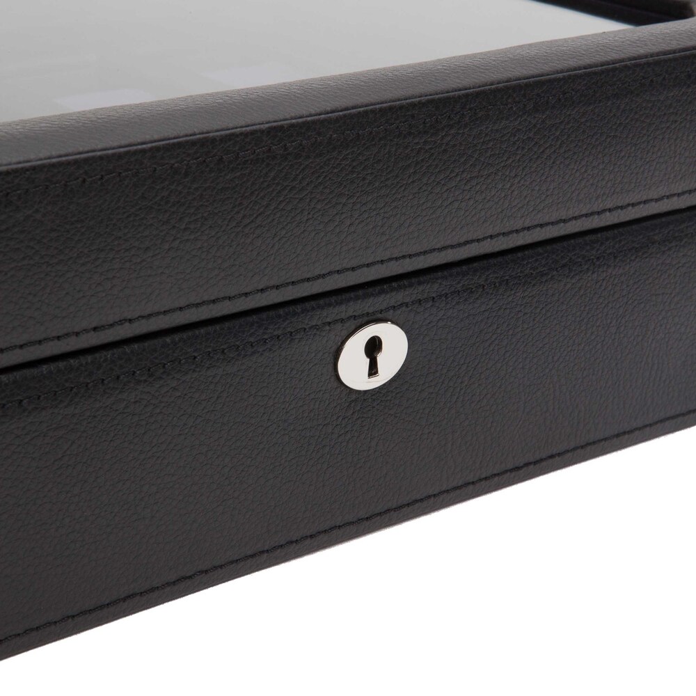 WOLF Windsor 10 Piece Watch Box Black Vegan Leather zst0gZPU WOLF Windsor 10 Piece Watch Box Black Vegan Leather zst0gZPU