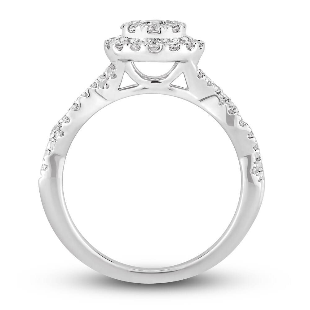 Diamond Ring 3/4 ct tw Round 14K White Gold zv8W6HCy Diamond Ring 3/4 ct tw Round 14K White Gold zv8W6HCy