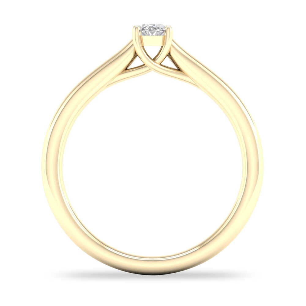 Diamond Solitaire Ring 1/4 ct tw Oval-cut 14K Yellow Gold (SI2/I) zyi9D9Ak Diamond Solitaire Ring 1/4 ct tw Oval-cut 14K Yellow Gold (SI2/I) zyi9D9Ak