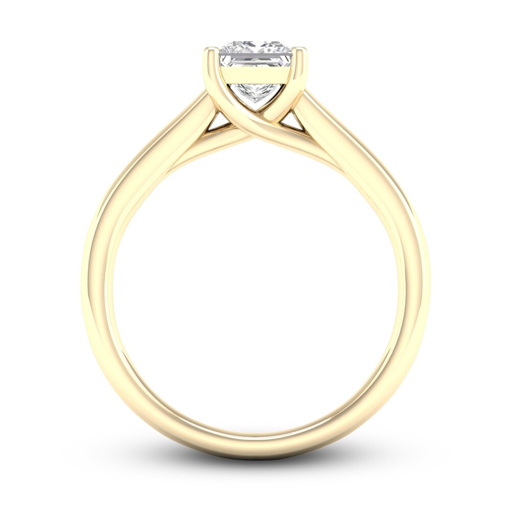 Diamond Solitaire Ring 1 ct tw Princess-cut 14K Yellow Gold (SI2/I) zzCOd6tP Diamond Solitaire Ring 1 ct tw Princess-cut 14K Yellow Gold (SI2/I) zzCOd6tP